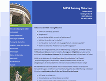 Tablet Screenshot of mbsr-training-muenchen.de